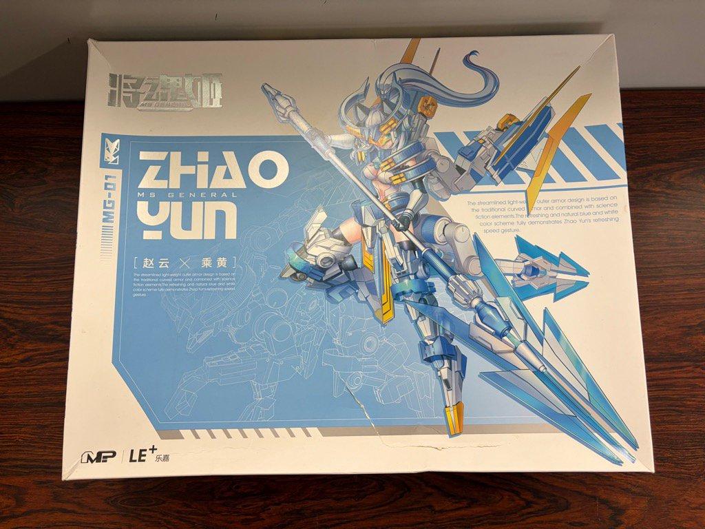 プラモデル⑨ 将魂姫 三国少女伝 MG-01 趙雲×乗黄