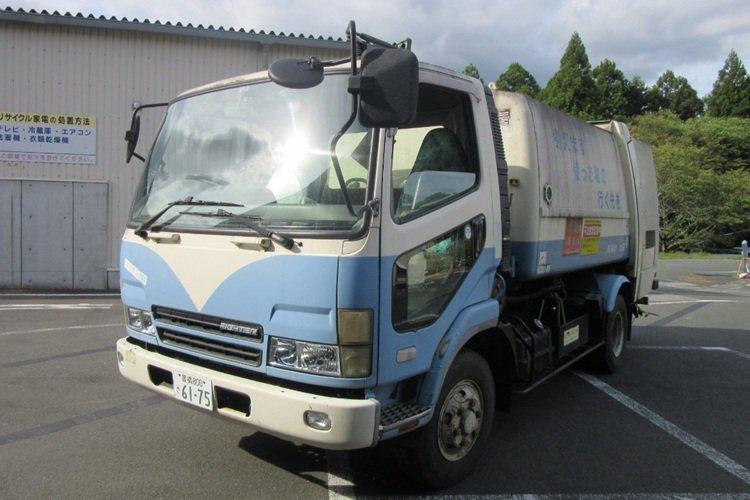 三菱 2トン回転式塵芥車 平成17年式 走行距離27万7千km