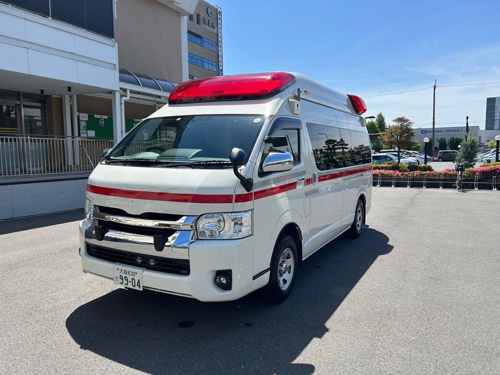 救急車 トヨタ ハイエース エンジン2TR AT 一時抹消渡 大阪府摂津市