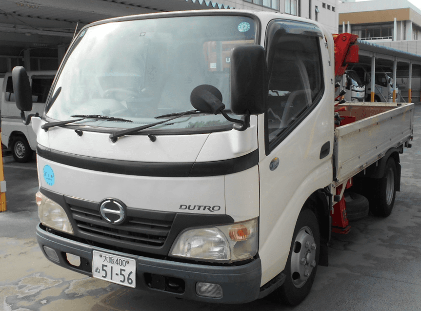 ユニック車 日野 N04C AT 一時抹消渡 大阪府摂津市 ターボ等不具合有