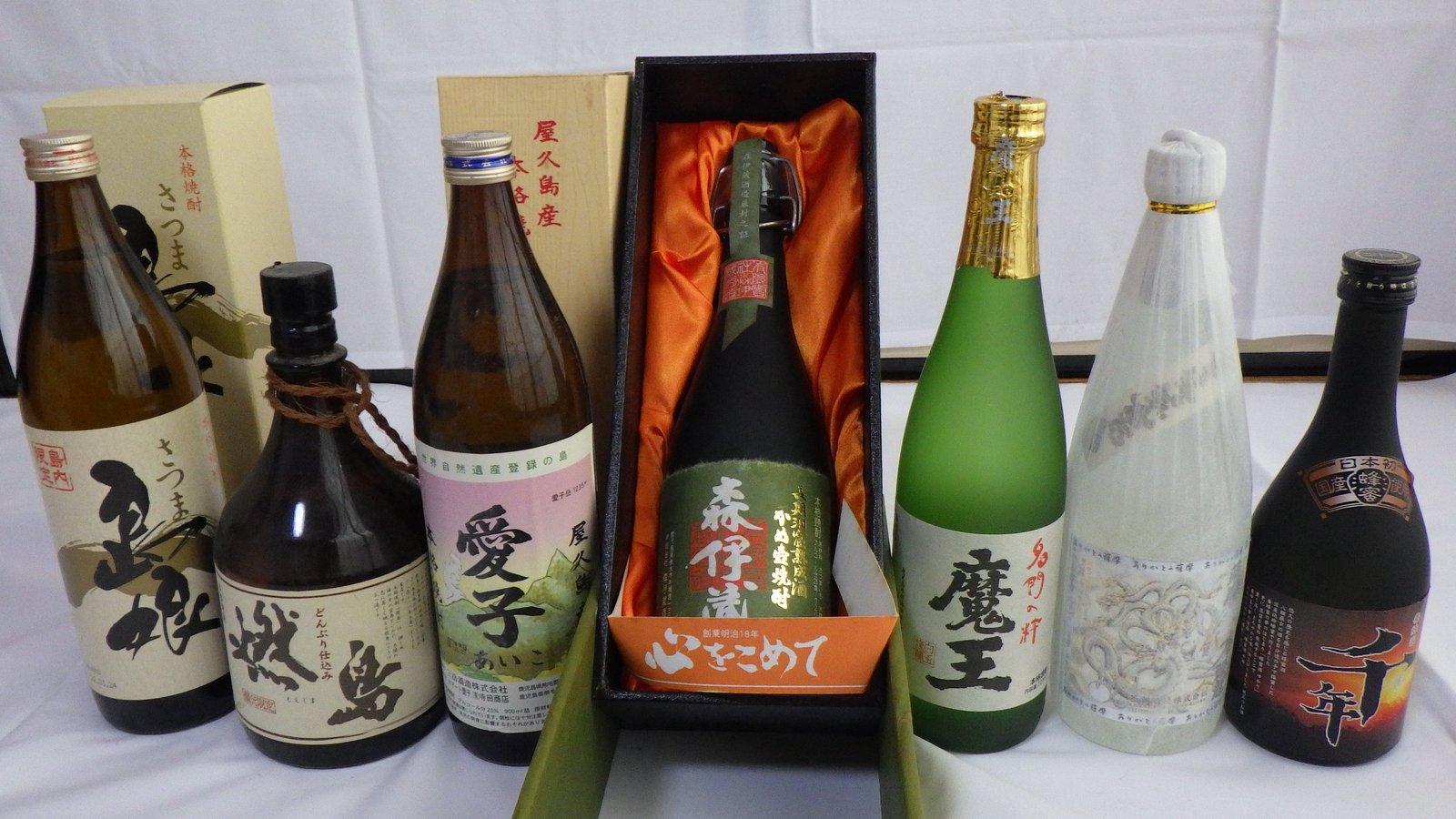 芋焼酎720ml~900ml&蜂蜜酒7本セット②「森伊蔵」&「魔王」入り高級プレミアムセット