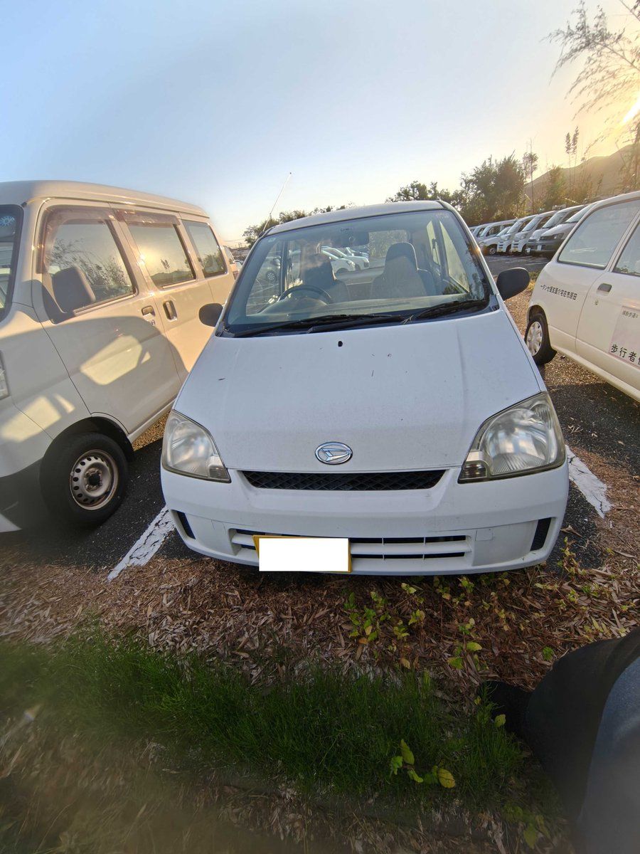 【エンジン故障 自走できません】軽自動車 ダイハツ ミラ バン 平成17年式 ホワイト