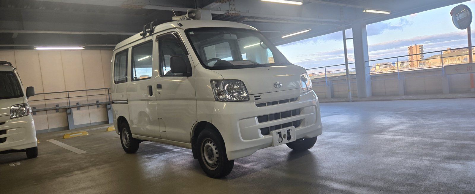 ダイハツ ハイゼット 広報設備付 定期点検済 エアコン不調 FR(本市管理番号394)