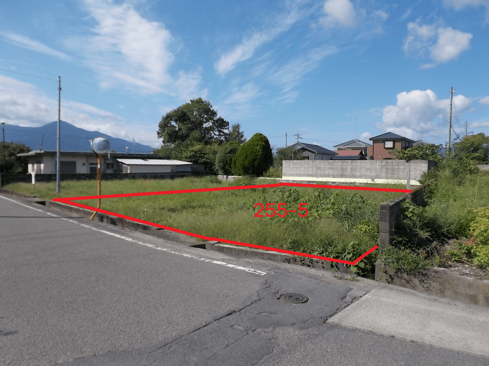 徳島県阿波市阿波町の土地(下喜来南255-5)