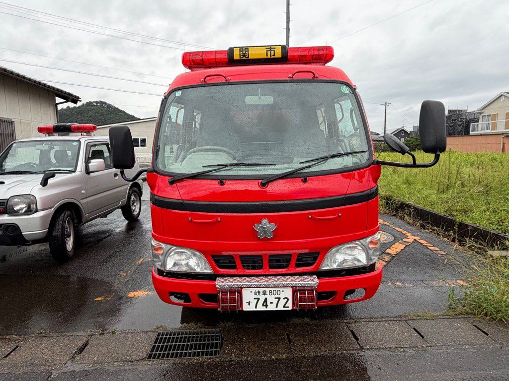 H18年式 日野ポンプ車 6人乗り 走行距離12,343㎞